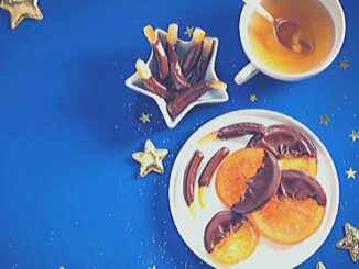 Домашние цукаты из апельсина -Новогодний десерт Oranges confites au chocolat.
