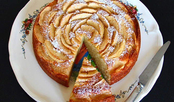 Рецепт яблочного пирога с маскарпоне