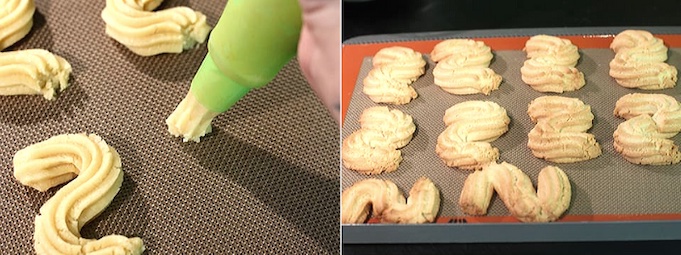 как приготовить фигурное печенье с кондитерским мешком