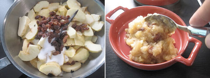 как сделать начинку для яблочного пирога компотэ из яблок