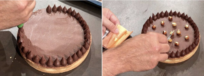 Шоколад и орехи на Пьемонтский торт рецепт