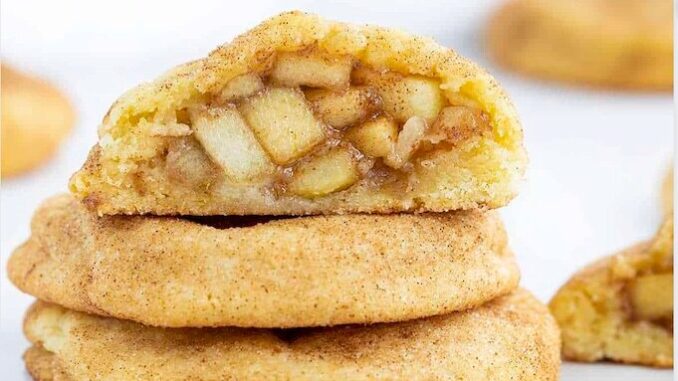 печенье сникердудл + яблочный пирог