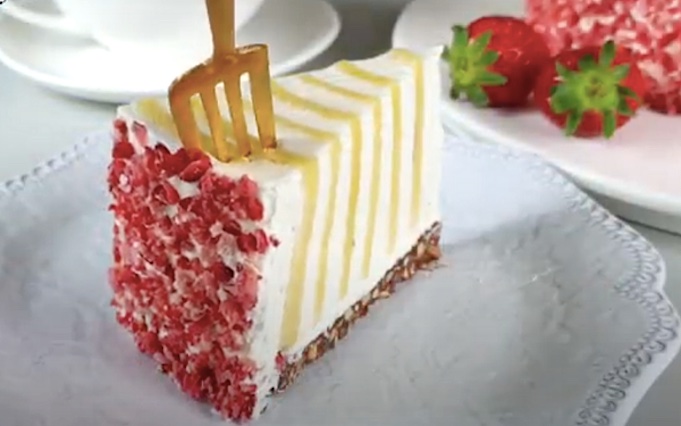 Рецепт ванильного торта без муки