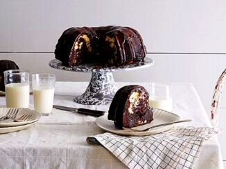 Классический шоколадный торт с творогом и кокосом