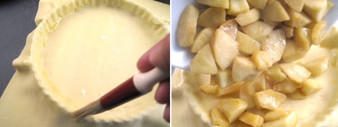 Как собрать слоеный яблочный пирог