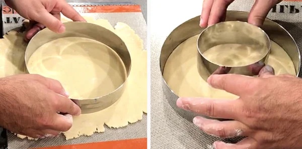 Как испечь песочный корж с орехами