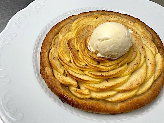 Рецепт миндального яблочного пирога