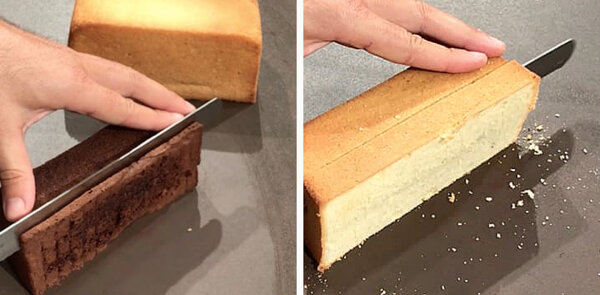 Как подготовить бисквитные слои для пирожных