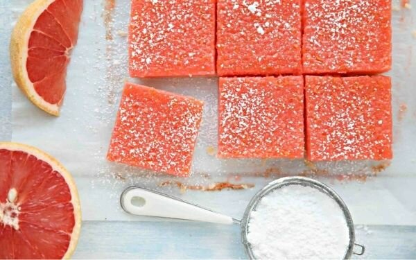 Песочные пирожные с грейпфрутом: рецепт