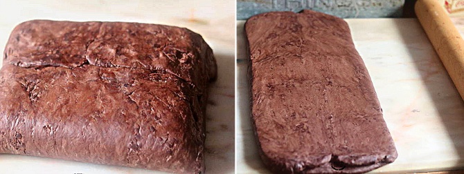 Как сделать шоколадное слоёное тесто