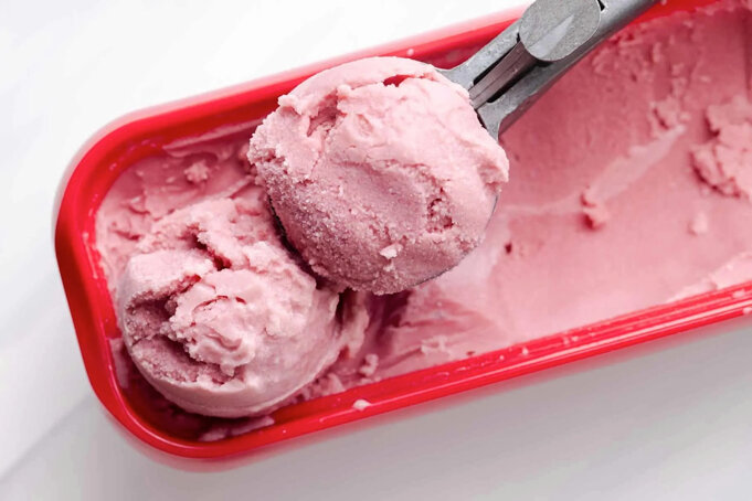 Арбузное мороженое из 3 ингредиентов
