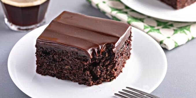 Шоколадный кабачковый торт