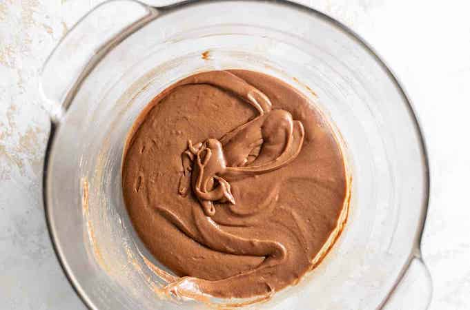 как сделать шоколадное тесто для брауни фото