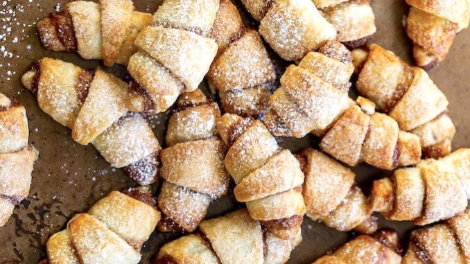 Сладкое печенье Ругелах